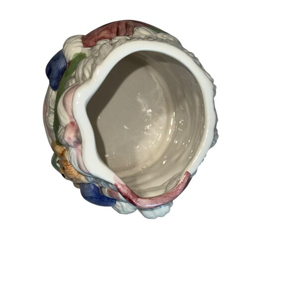 Vintage World Bazaars Christmas Santa Claus Ceramic Cookie Jar - Picture 8 of 14